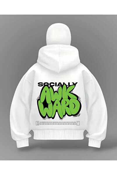 weywot Awk Ward Деталі Повна маска Oversize Hırka