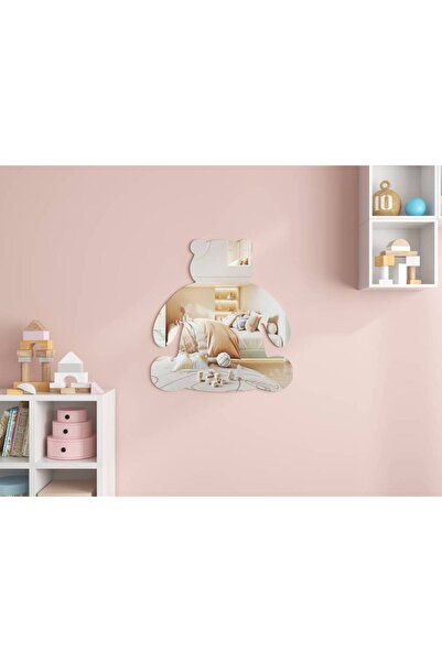 Crestj Children's Wall Mirror in Polar Bear Shape