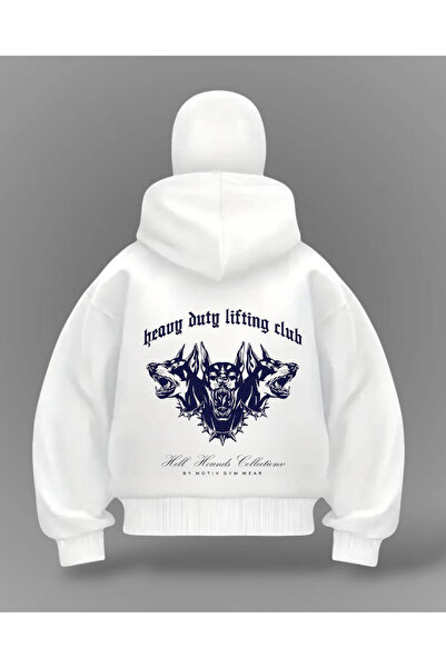 weywot Дві собаки на вулиці Деталь Повна маска Oversize Hırka