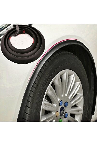 Lumi LUXURY Set 4 ornamente protectie aripa din cauciuc 1,6mx2cm culoare Neagra