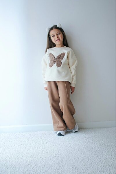 NURTOPU طقم ملابس للأطفال من Kiz، طقم علوي وسفلي مكون من 3 خيوط، جودة شتوية وقماش ليكرا وقطن