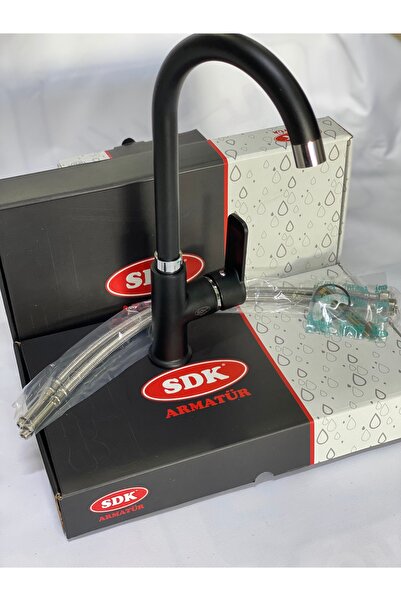 Sdk Sink Faucet Drop Long Swan Matte Black