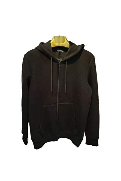 Bella Bloom Boutique European Mold Premium Fabric 3 Thread Hooded Zippered Double Pocket Cardigan
