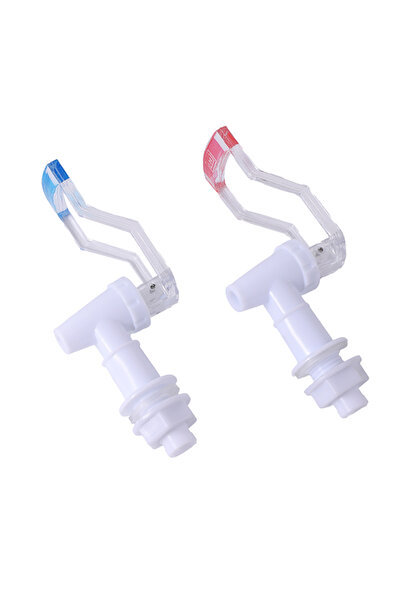 Lawazim طقم صنابير موزع المياه - قطعتان - صنابير بديلة تعمل بالضغط مع غسالات ...