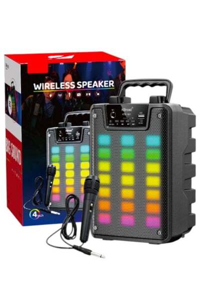 KTS Bluetooth Speaker with USB SDcard Mic and phone holder