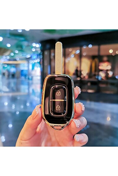 OEM Carcasă neagră cheie cu 2 butoane Renault Trafic Clio 4 Symbol Sandero Dacia Duster 2016-2018 Logan Lodgy Do