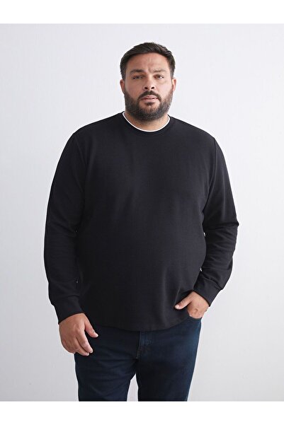 LC Waikiki Ανδρικό μπλουζάκι με μακρυμάνικο κλασικό υφή LCWAIKIKI