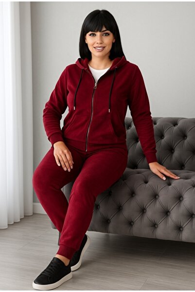 ihaoo Trening damă catifea grena