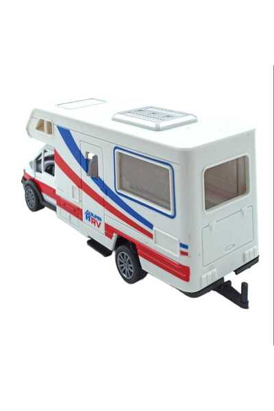Mıncır Shop Motorhome - Travel Trailer 1:32 Scale Die-Cast Metal Pull Back Model – Boxed