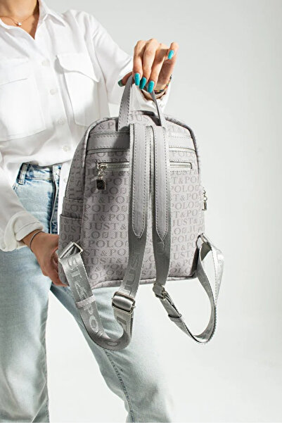 Just Polo Jp Polo Women's Original 9 Compartment Large Size Backpack Size: 28 X 33 cm