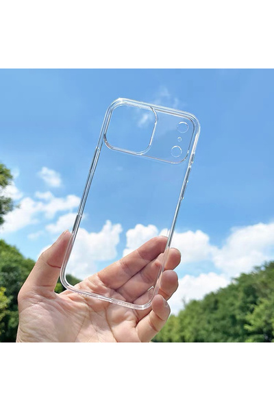 EDELFU iPhone 17 Pro Max (0.3mm) Non-Yellowing Transparent Mica Lightweight Camera Protected Durable Case (Not Silicone)