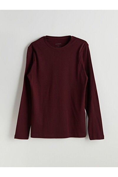 LC Waikiki LCWAIKIKI Classic Bisiklet Yaka Basic Uzun Kollu Erkek Tişört