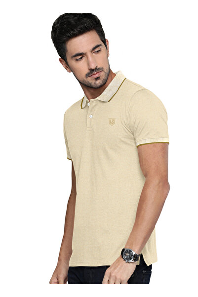 LAUREN SMITH Men’s Cotton Rich Polo T-shirt in Solid Colour