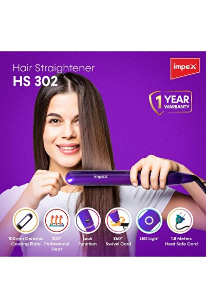 İMPEX Hair Straightener HS-302