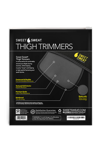 Sports Research , Sweet Sweat Thigh Trimmer, Medium Size, Pair