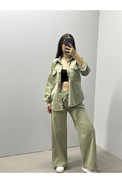 Yeys Gabardine Khaki Color Suit