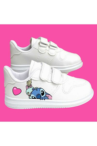 bhk desing حذاء رياضي للأطفال مطبوع عليه وحش أزرق