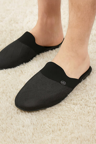 Lienna Чоловічі чорні домашні капці Q3L3K0CK