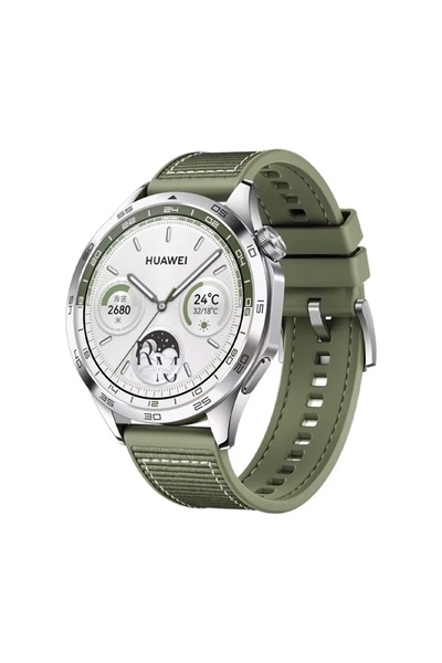 redmud teknoloji 22mm Jazzy Sport Band with Stitch Pattern Compatible with Huawei Watch Gt 6 46 mm
