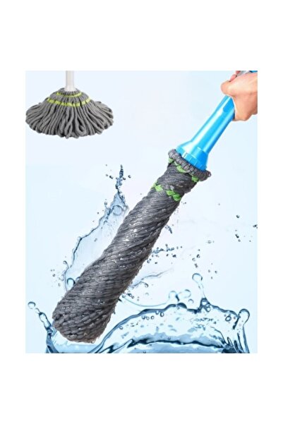 jetniva Kendinden Sıkmalı Mop Seti – Katlanabilir Fiber Başlıklı Islak & Kuru...