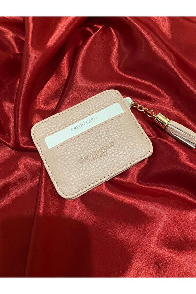 mlio Powder Tassel Detailed Card Holder Wallet