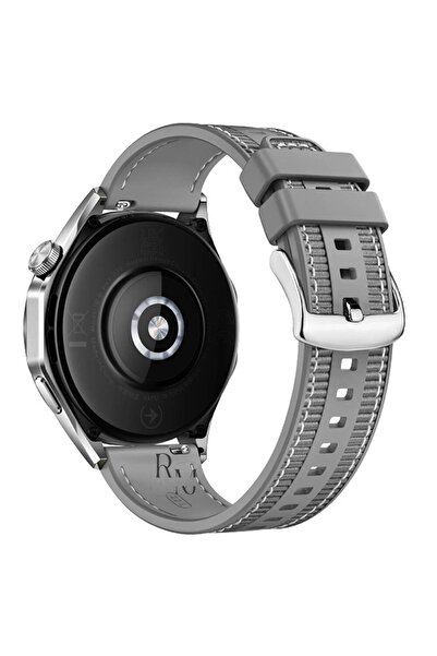 redmud teknoloji 22mm Jazzy Sport Band with Stitch Pattern Compatible with Huawei Watch Gt 6 46 mm