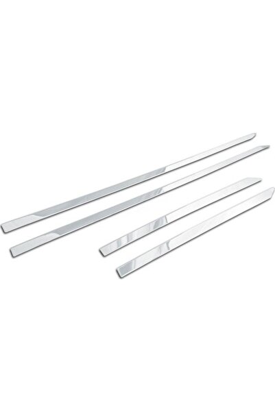 Universal SKODA SUPERB-3 B7 UYUMLU YAN KAPI ÇITASI 4 PARÇA 2015 VE ÜZERİ PASLANMAZ KROM