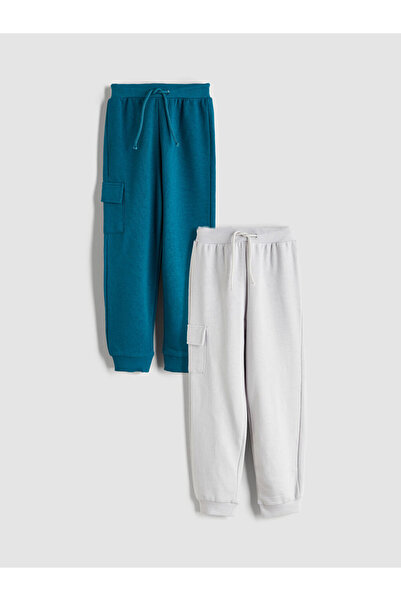 LC Waikiki Sparkling Selections from Shining Store |   Elastic Waist Boys' Jogger Sweatpants, Pack of 2