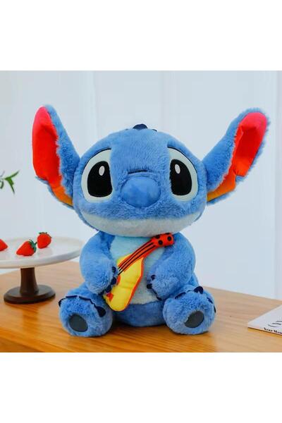 onestophub Stitch Peluş Oyuncak Dev Büyük Boy-Gitar Çalan Model