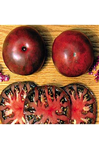 Muka Botanik 20 Adet Kızıl Derili Mor Domates Tohumu