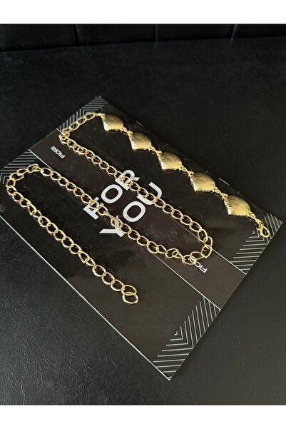 Fiori DenizKabuğu Curea de talie pentru femei cu detaliu auriu, curea pentru rochie, curea pentru fustă, curea pentru pantaloni