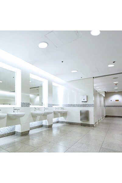 Generic 6 Pack LED 20W Round Recessed Ceiling Panel Light, Size 8 inch, Ultra-Slim Downlight Flat Panel Lamp