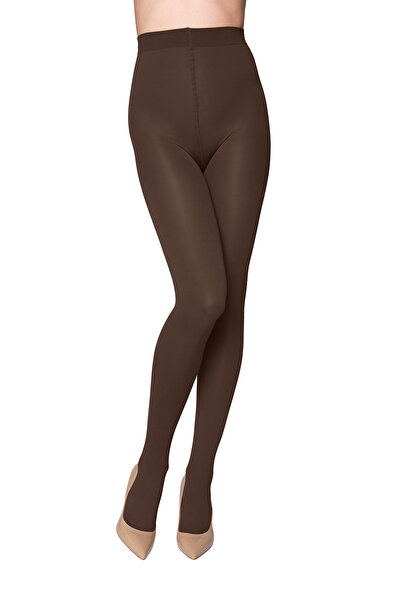 PETRA-ELISA Γυναικείο Καλσόν Diana Μικροΐνα 100 DEN, Σοκολατί, XL