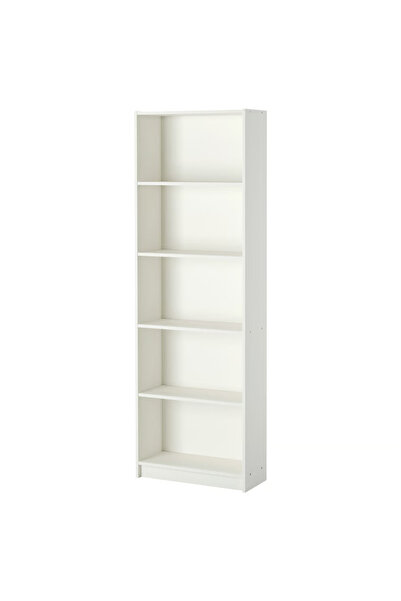 AZAF Gersby Bookcase White 60x180 cm