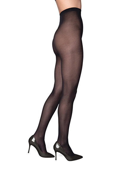 PETRA-ELISA Γυναικείο Καλσόν Πολυαμίδιο 40 DEN Anca, Μαύρο, L