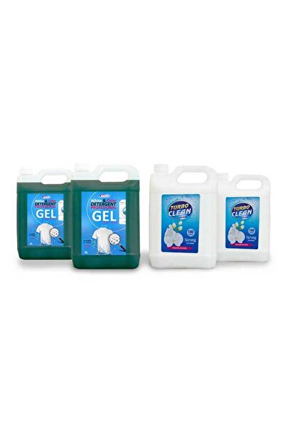 Turbo Clean Package 2 x 5L Gel - Dense - Premium Liquid Fabric Softener and 2...