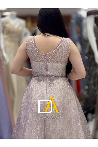 DRAT AMASYE Short Embroidered Dress with Full Crystals