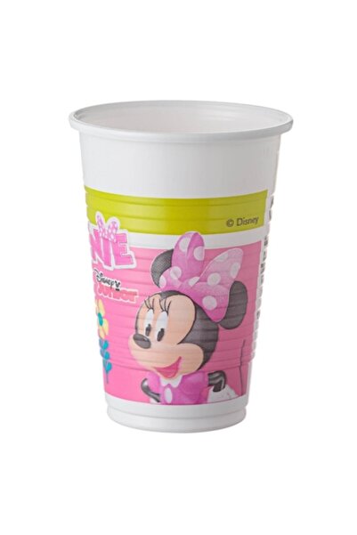 SHOPIENS Set 6 pahare de plastic pentru petrecere pentru copii Minnie Shopiens®, 200ml