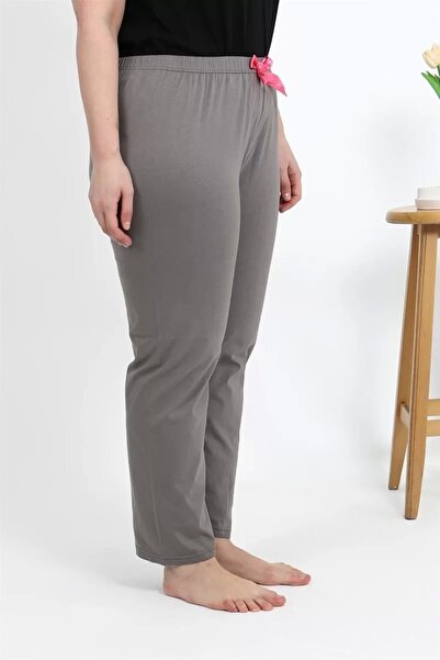 veralya Fashion Women's Cotton Plus Size Bottom Pajamas Mink