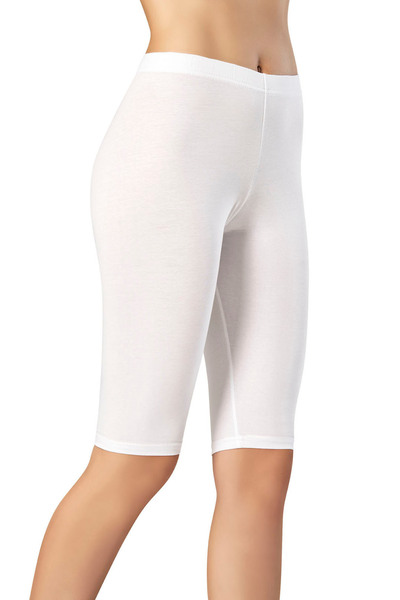 Soweto Women's Combed Cotton High Waist Short Casual Leggings