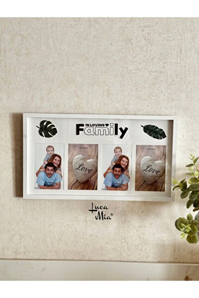 Luca Mia Frame Mosaic Aile Resim Çerçevesi – Family Fotoğraf Çerçevesi, Dekor...