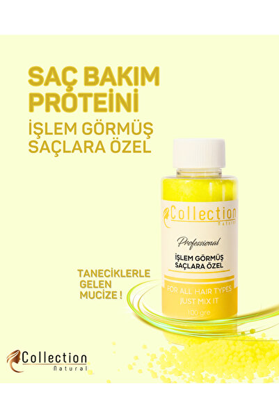 collection natural Saç Bakım Proteini / İşlem Görmüş Saçlar için Profesyonel ...