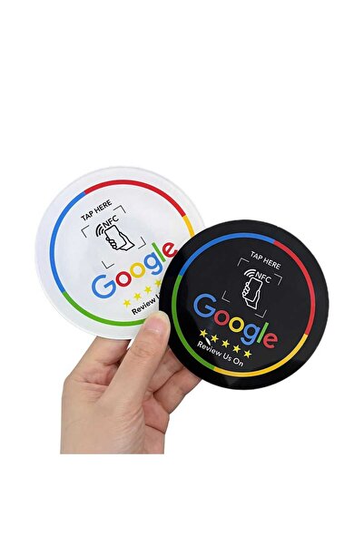 CUSTOM حزمة 10 قطع ملصقات NFC لمراجعات Google