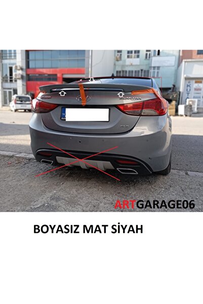 Bodykitartgarage ELANTRA BAGAJ SPOİLERİ(BOYASIZ)FİBERGLASS