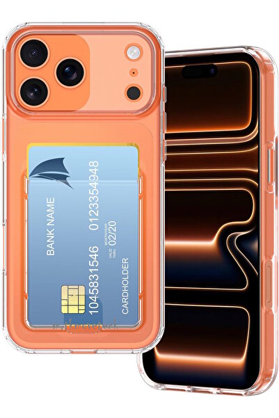 m.tk moveteck Apple iPhone 17 Pro Case Shock-Absorbing Cover with Camera Protection and Corner Protection, Card Holder Wallet