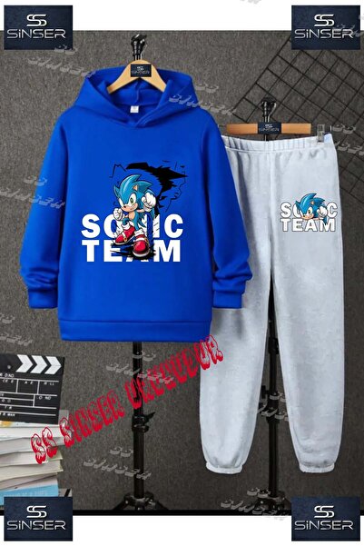 SS SİNSER Set de trening cu hanorac cu imprimeu special pentru copii, unisex,...