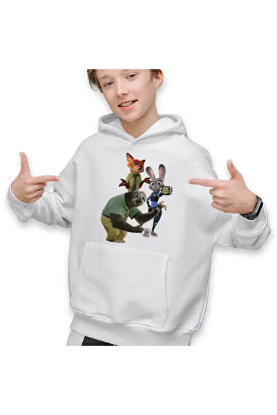 OEM Παιδικό Φούτερ Zootopia Judy Nick Flash για Αγόρια