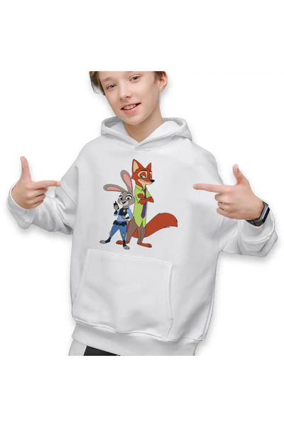 OEM Kids Boys Zootopia Nick Judy Sweatshirt Partners