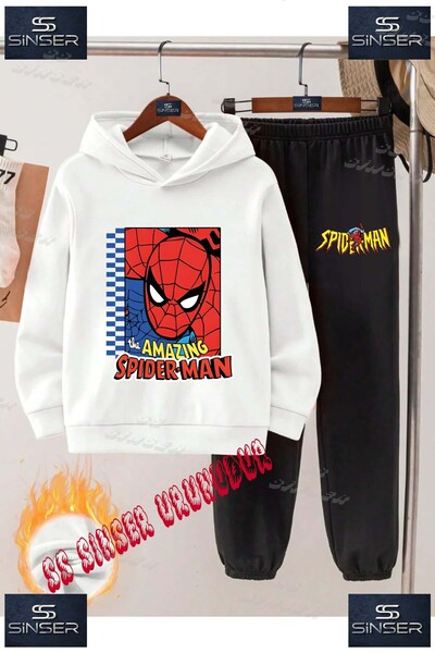 SS SİNSER Set de trening cu hanorac imprimat pentru copii, unisex, „ORMCKMAN ...