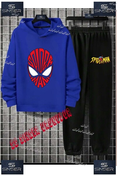 SS SİNSER Παιδικό Unisex Σετ Φούτερ με Στάμπα "ORMCKMAN YAZIDAN KAFA SEKIL "